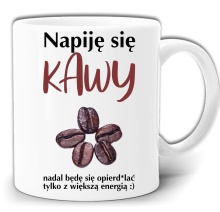 ŚMIESZNY KUBEK LENIA OBIBOKA KUBEK W PUDEŁKU GW173