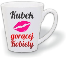 KUBEK LATTE Z NADRUKIEM KUBEK GORĄCEJ KOBIETY LM5