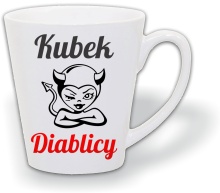LATTE KUBEK DIABLICY Z NADRUKIEM LM7