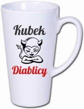 LATTE KUBEK LATE Z NADRUKIEM DIABLICY DUŻY LD7