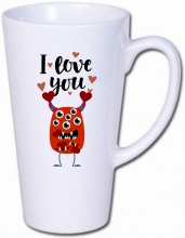 LATTE DUŻY KUBEK LATE I LOVE YOU PREZENT LD8