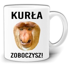 ŚMIESZNYT KUBEK KURŁA ZOBACZYSZ  ! W PUDEŁKU GW220