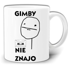 GIMBY NIE ZNAJO ŚMIESZNY KUBEK W PUDEŁKU GW263