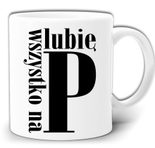 LUBIĘ WSZYSTKO NA P KUBEK W PUDEŁKU GW268