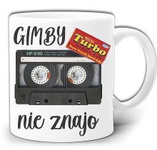 GIMBY NIE ZNAJO GUMA KASETA ŚMIESZNY KUBEK +PUDEŁKO GW337