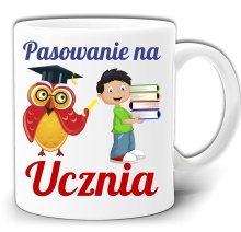 PASOWANIE NA UCZNIA SZKOLNY KUBEK + PUDEŁKO GW352