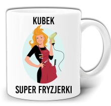 DLA FRYZJERKI FRYZJERA ŚMIESZNY KUBEK + PUDEŁKO GW375
