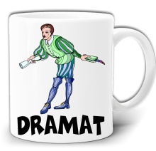 TO JEST DRAMAT DRAMA ŚMIESZNY KUBEK + PUDEŁKO GW388