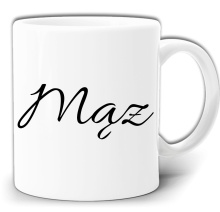 KUBEK W PUDEŁKU Z NADRUKIEM MĄŻ DLA MĘŻA + PUDEŁKO GW392