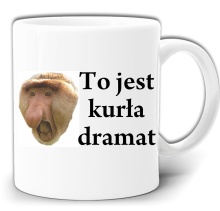 TO JEST KURŁA DRAMAT NOSACZ KUBEK W PUDEŁKU GW409