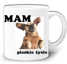 PIESKIE ŻYCIE MAM ŚMIESZNY KUBEK + PUDEŁKO GW410