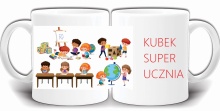 KUBEK SUPER UCZNIA PRZEDSZKOLAKA KUBKI DLA DZIECI + PUDEŁKO GW486
