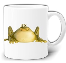 ŻABA ROPUCHA DUŻA ŚMIESZNY KUBEK + PUDEŁKO GW491