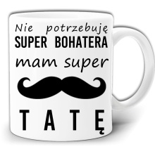 MAM SUPER TATĘ PREZENT DLA TATY KUBEK + PUDEŁKO GW494