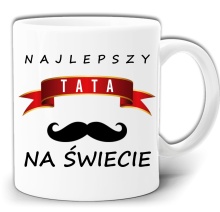 NAJLEPSZY TATA MA ŚWIECIE PREZENT DLA TATY KUBEK + PUDEŁKO GW495