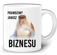 PRAWDZIWY JANUSZ BIZNESU NOSACZ KUBEK + PUDEŁKO GW512