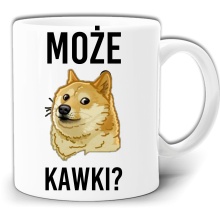 MOŻE KAWKI ? PIEŚ ŚMIESZNY KUBEK + PUDEŁKO GW524