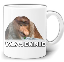 ŚWIĘTA PREZENT NOSACZ ŻYCZENIA WZAJEMNIE KUBEK W PUDEŁKU GW600