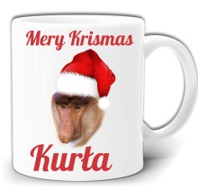 MERY KRISMAS NOSACZ ŚMIESZNY PREZENT KUBEK + PUDEŁKO GW605