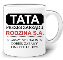 PREZENT PREZES TATA DZIEŃ TATY + PUDEŁKO GW646