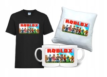 Zestaw Prezent ROBLOX Koszulka Poduszka Kubek RB6
