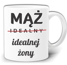 PREZENT MĄŻ IDEALNEJ ŻONY KUBEK W PUDEŁKO GW665