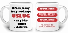 USŁUGI SZYBKO TANIO I DOBRZE KUBEK + PUDEŁKO GW712