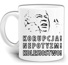 KORUPCJA NEPOTYZM KOLESIOSTWO KUBEK  + PUDEŁKO GW747