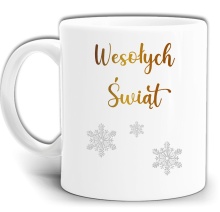 KUBEK POD CHOINKĘ WESOŁYCH ŚWIĄT KUBEK + PUDEŁKO GW749