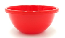 Miska plastikowa 1,7 czerwona plafor nowa 2 6233