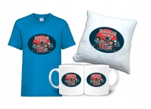 Zestaw STRANGER THINGS Tshirt Poduszka Kubek ST6