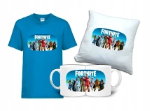 Zestaw Gift FORTNITE Koszulka Poduszka Kubek FT5