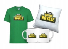 Zestaw Gift FORTNITE Koszulka Poduszka Kubek FT2