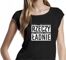 KOSZULKA NADRUK LUBIĘ BRZYDKIE ŁADNE RZECZY XL