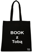 TORBA Z NAPISEM NADRUK BOOK Z TOBĄ WZÓR T53