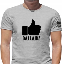 KOSZULKA NADRUK ŚMIESZNE URODZINY DAJ LAJKA L