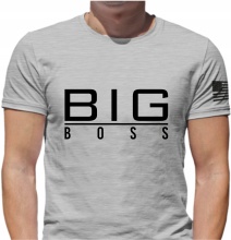 KOSZULKA NADRUK ŚMIESZNE PREZENT BIG BOSS XL
