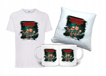 Zestaw STRANGER THINGS Tshirt Poduszka Kubek ST4