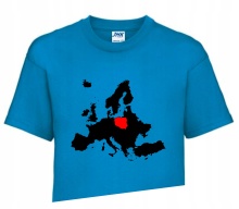 Koszulka T-shirt POLSKA POLAND UE 134-140 PL4