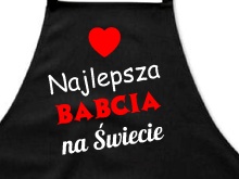 PREZENT NA DZIEŃ BABCI DZIADKA FARTUCH Z NADRUKIEM