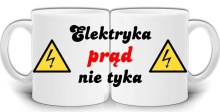 ELEKTRYKA PRĄD NIE TYKA PREZENT KUBEK W PUDEŁKU GW5