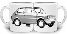 POLSKI FIAT 126 p 126p KASZLAK MALUCH KUBEK +PUDEŁKO GW15