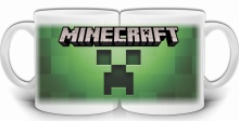 MINECRAFT KUBEK Z NADRUKIEM Z GRY CREEPER W PUDEŁKU GW60