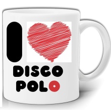 I LOVE DISCO POLO KOCHAM DISCO KUBEK  W PUDEŁK U  DP2