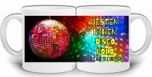 JESTEM FANEM DISCO POLO DISCOPOLO KUBEK W PUDEŁKU DP3