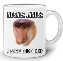 NOSACZ JANUSZ JEST Z CIEBIE DUMNY KUBEK W PUDEŁKU GW70
