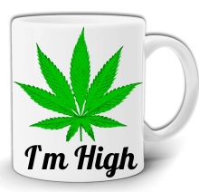 MARIHUANA IM HIGH MARYŚKA KUBEK W PUDEŁKU GW74
