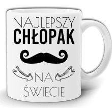 NAJLEPSZY CHŁOPAK NA ŚWIECIE KUBEK W PUDEŁKU GW122