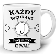 KAŻDY WĘDKARZ SWÓJ HACZYK CHWALI KUBEK + PUDEŁKO GW130