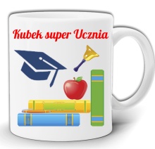 KUBEK SUPER UCZNIA SZKOŁA PAMIĄTKA W PUDEŁKU GW138